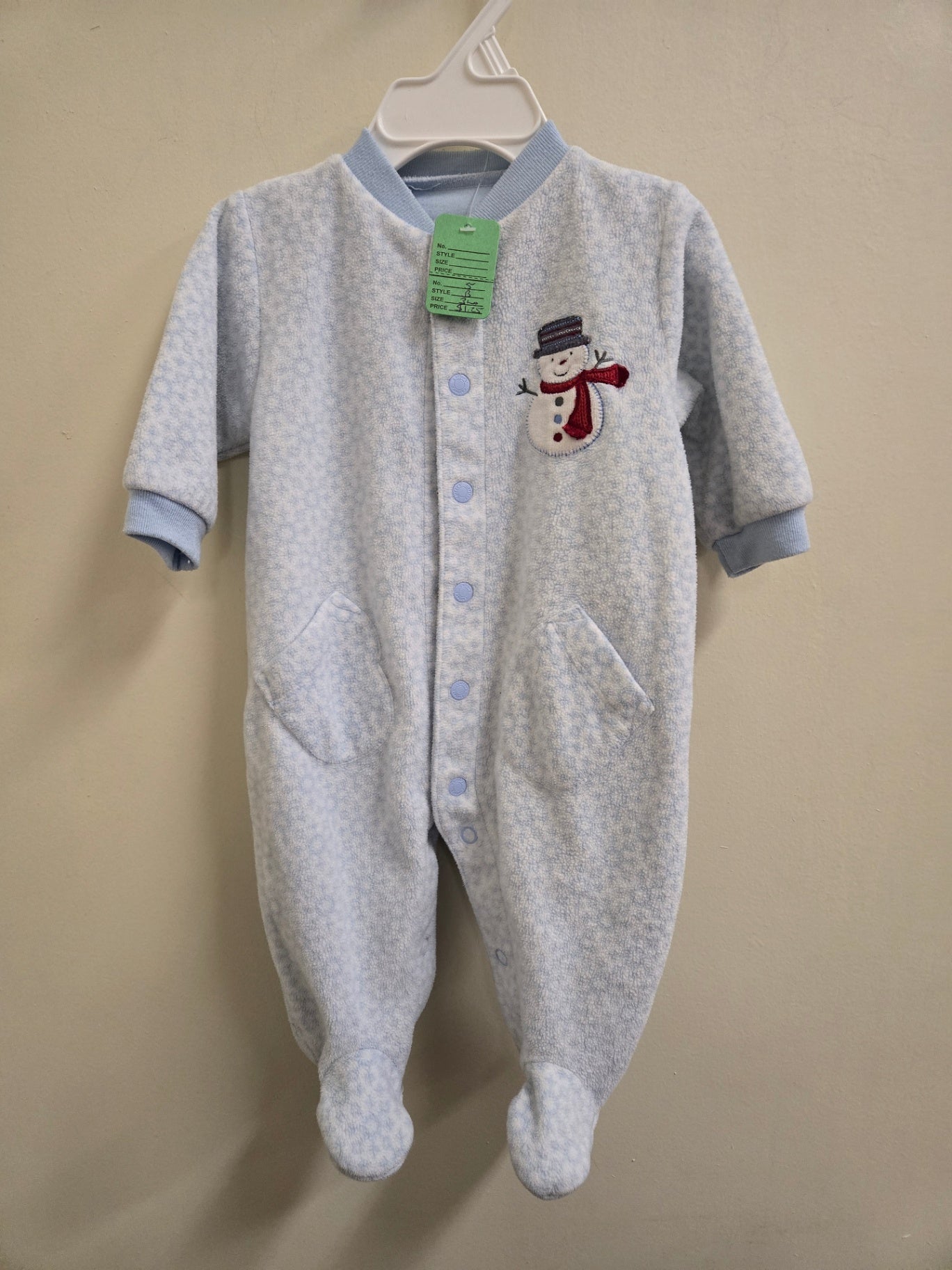 Very Good 3 months Blue and White Carters Baby Bodysuit