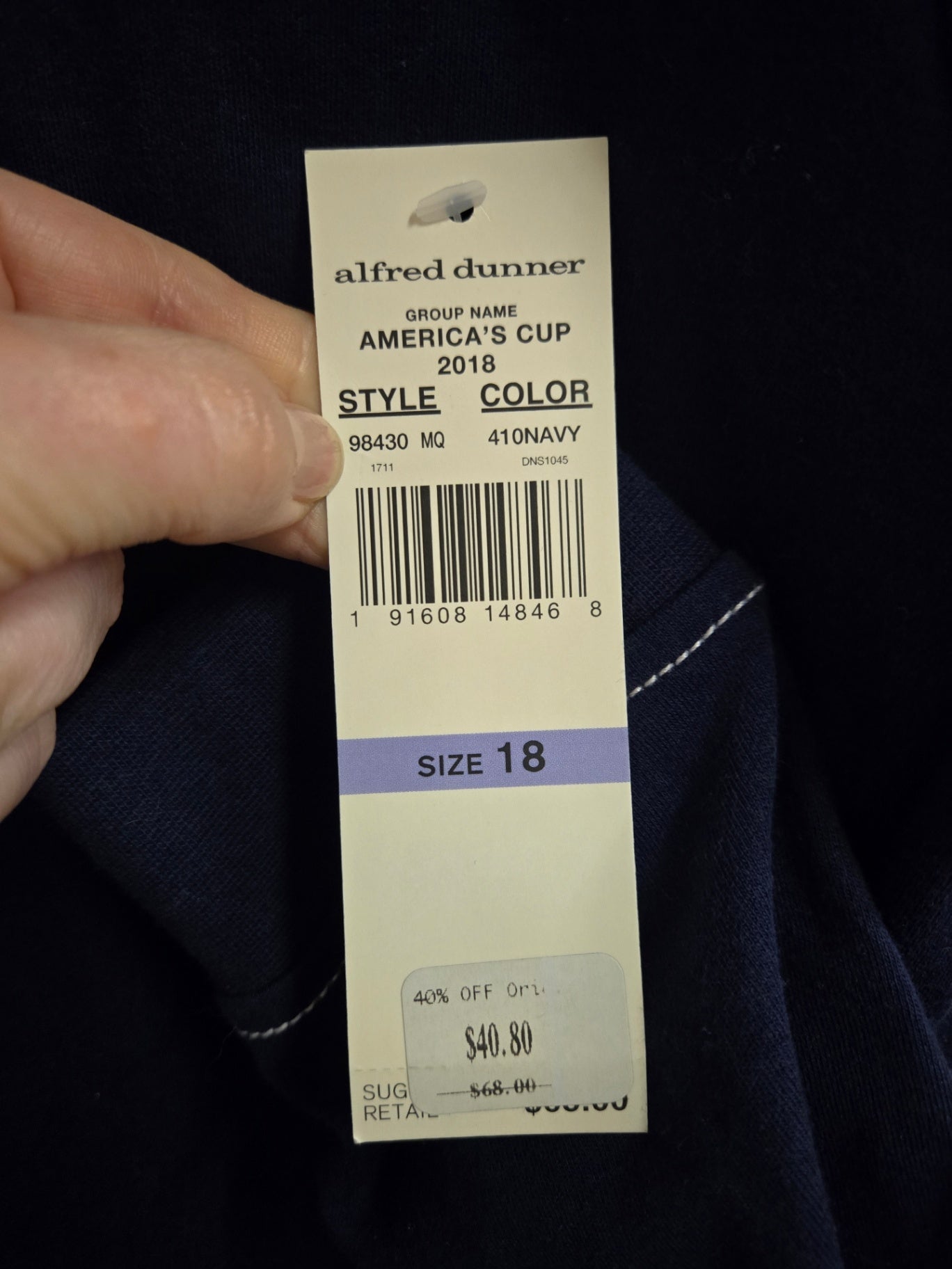NWT 18 Alfred Dunner sailing Jacket