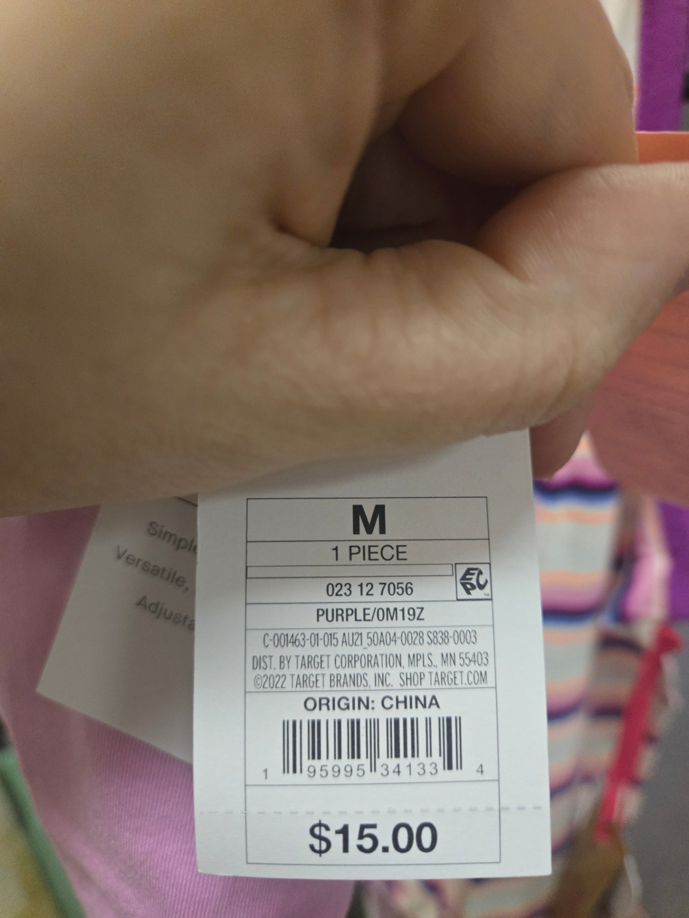 NWT purple Auden. Bralette