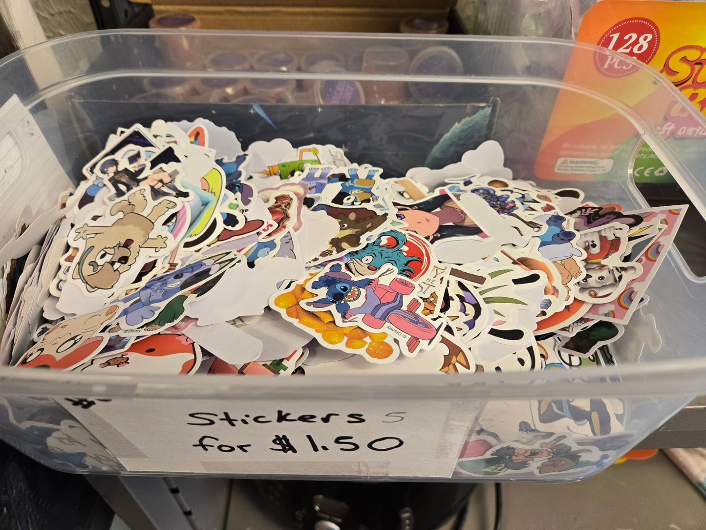 Stickers $1.50/5