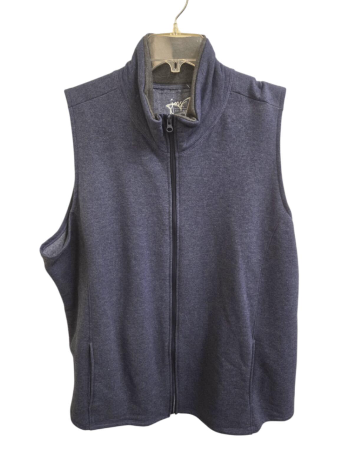 Very good 4XL navy blue vest