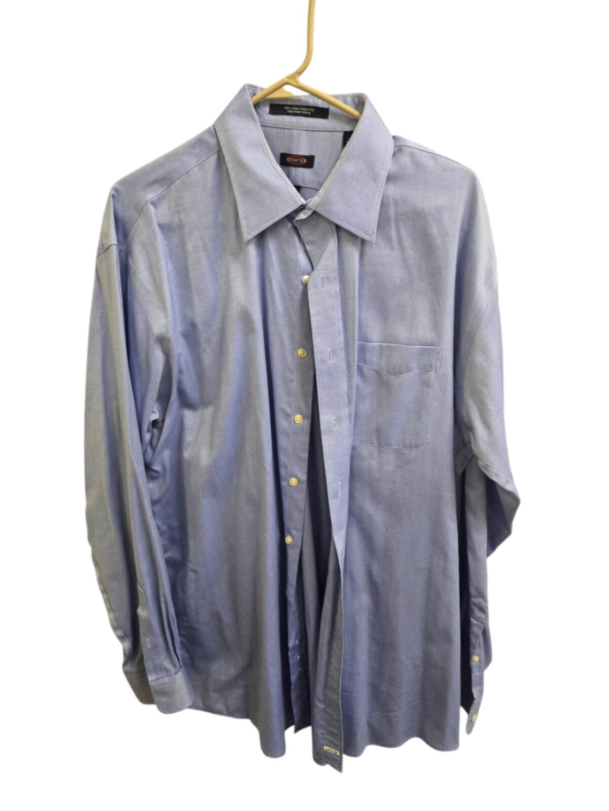 Very Good XL Blue Overton Button-Up Shirt