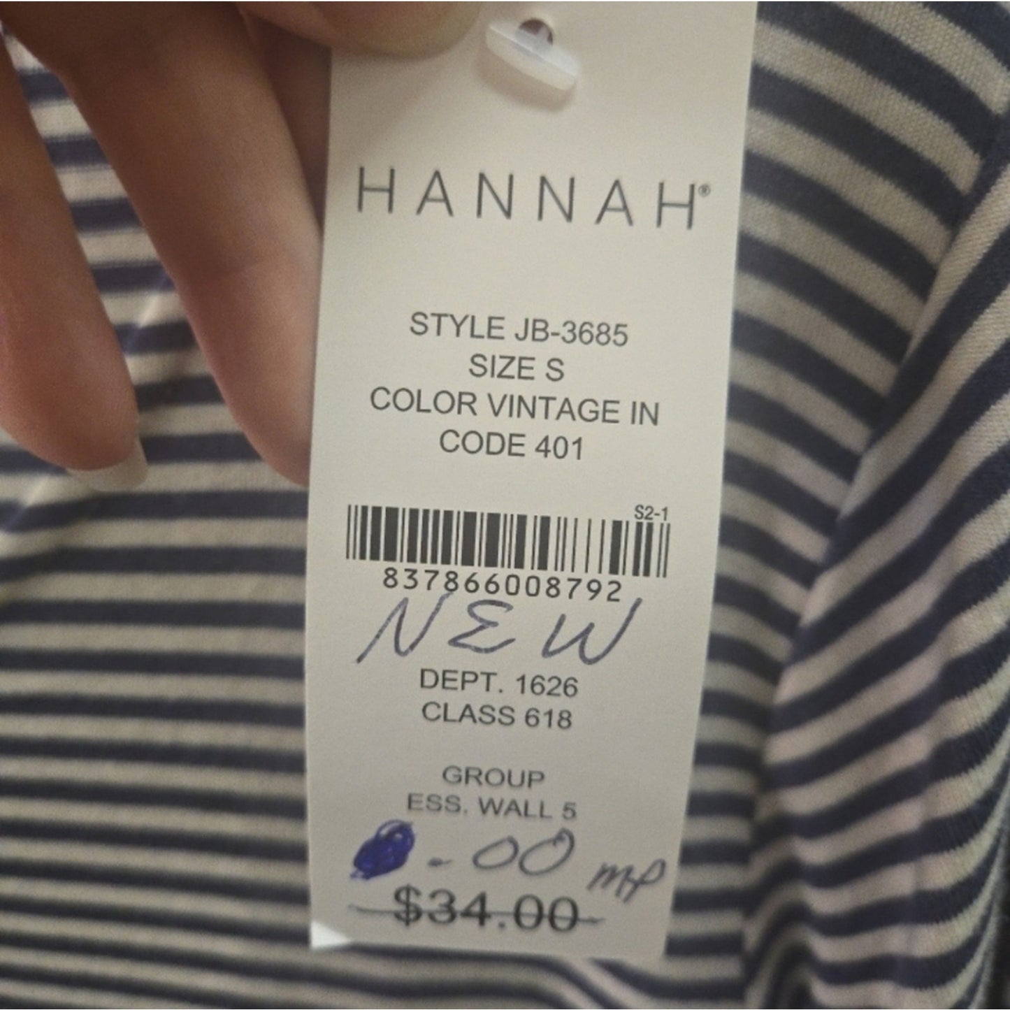 striped Hannah Blouse
