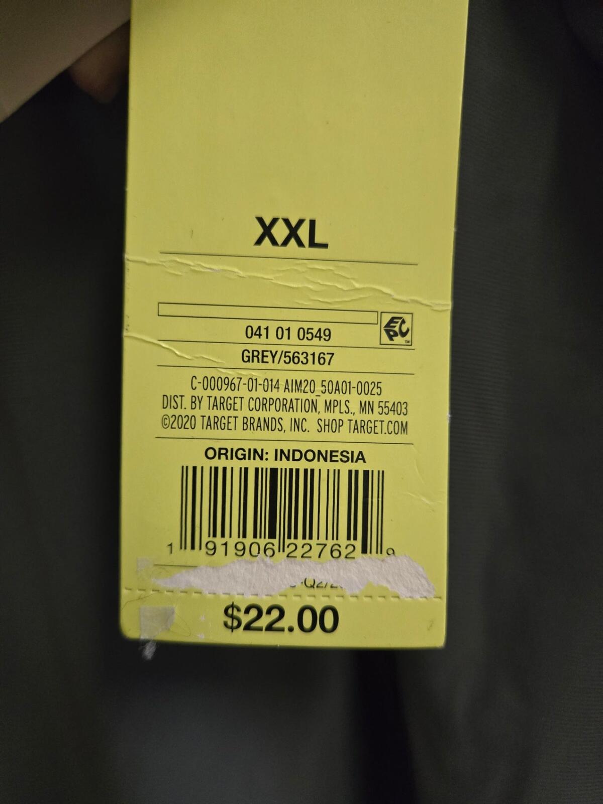 NWT XXL All In Motion Shorts