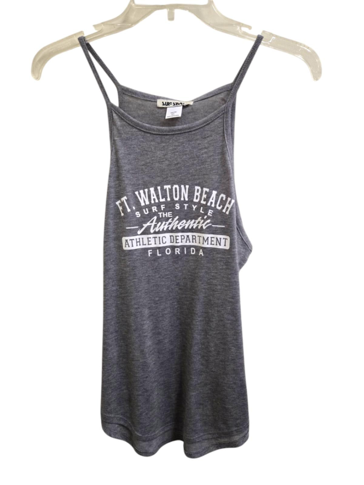 NWT L gray Surf Style Tank Top