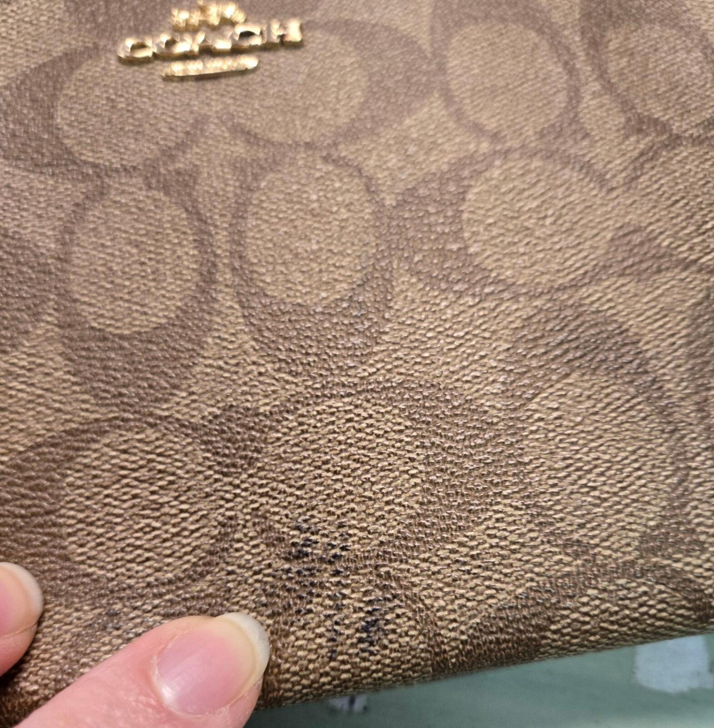 Very Good Coach wristlet