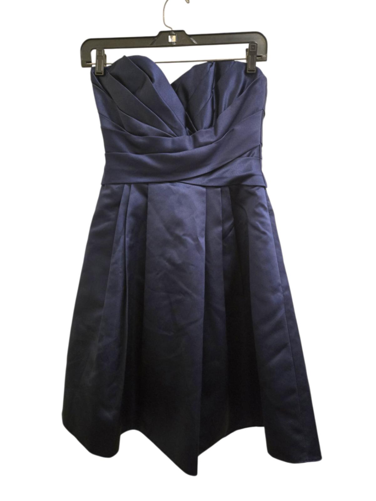 NWOT 4 navy David's Bridal Dress