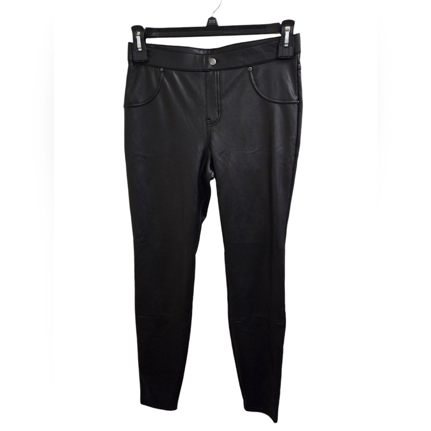 Women's Medium black pleather pants