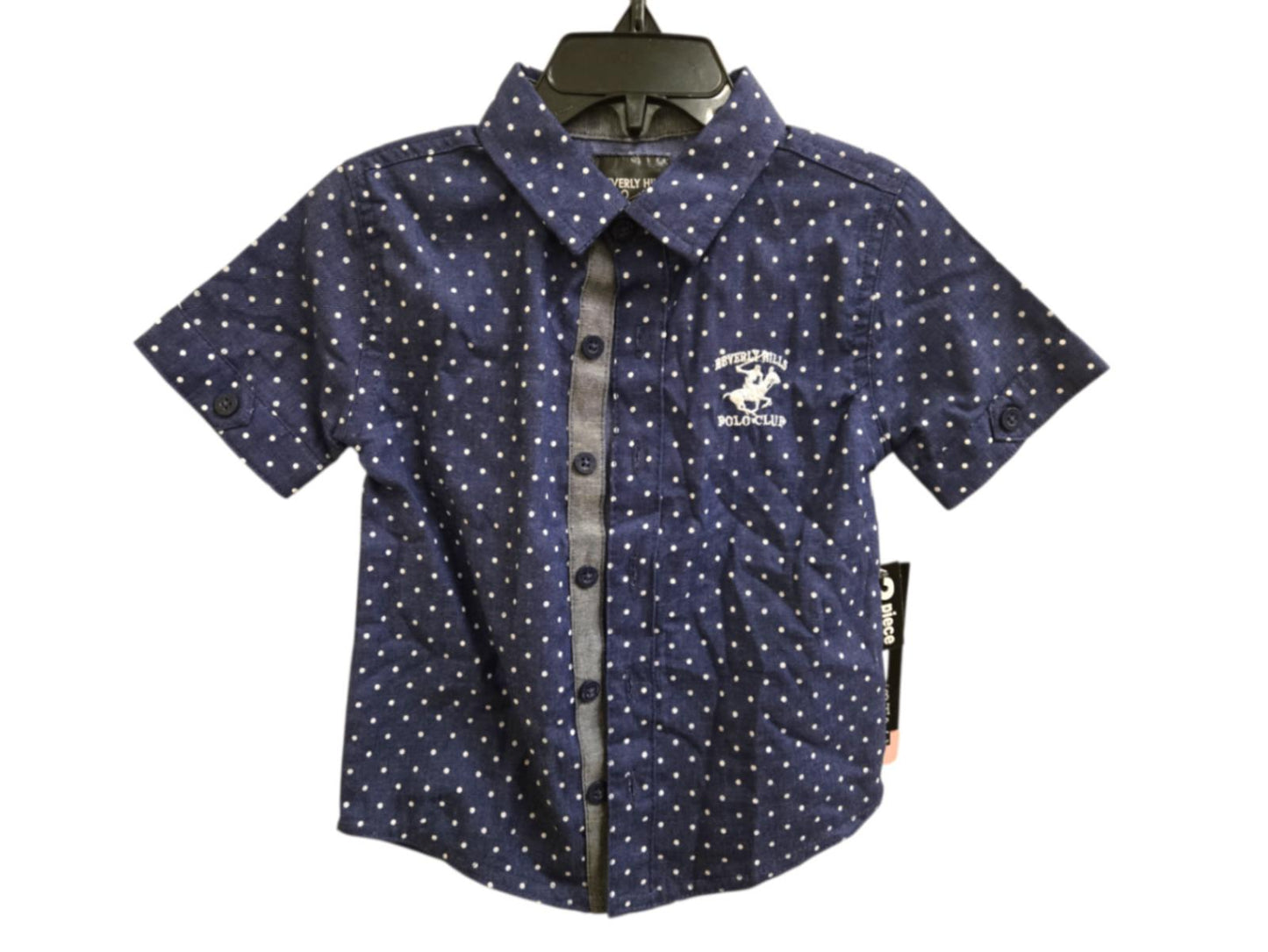 NWT 2T dot Button-Up Shirt