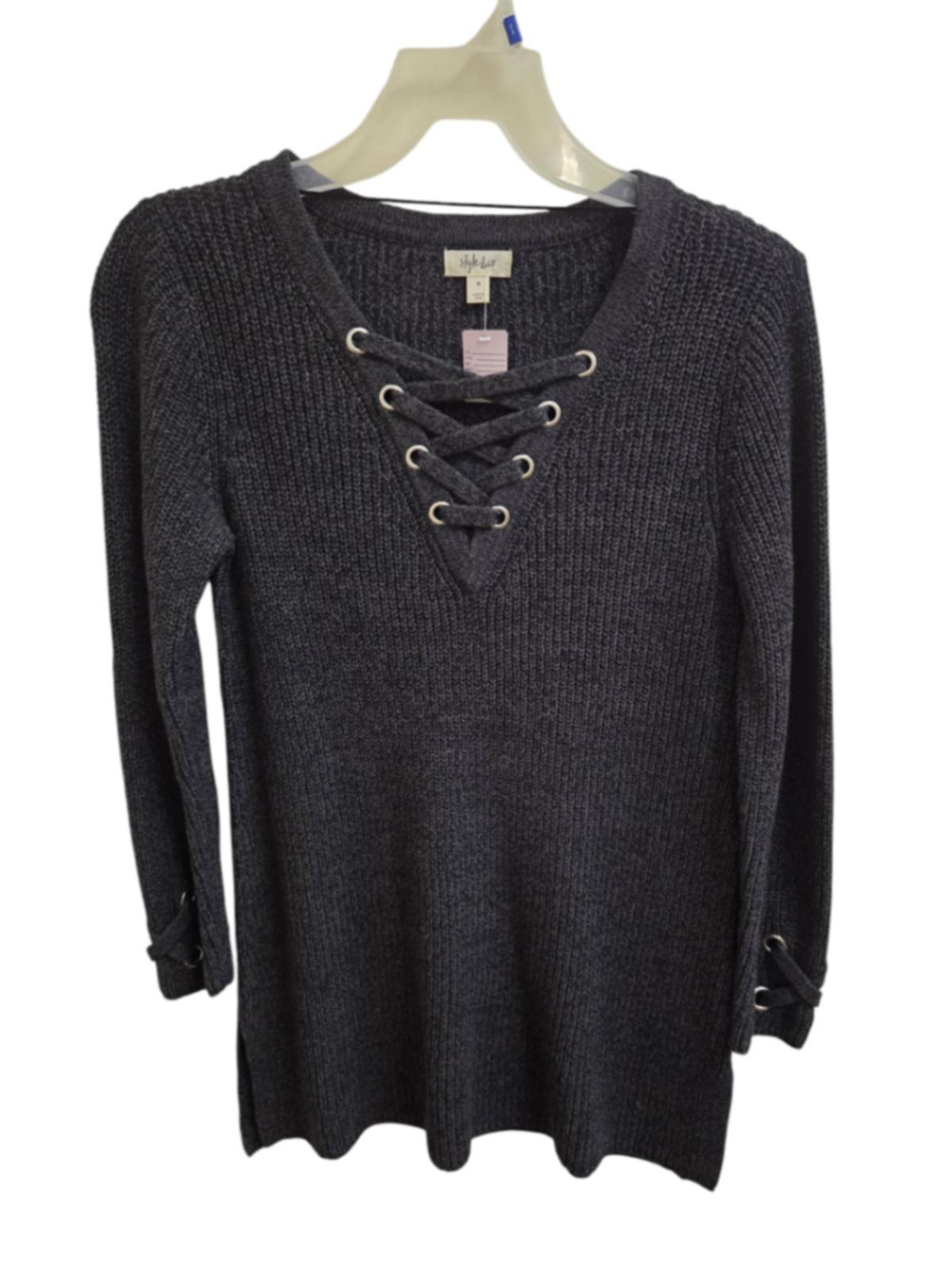 Excellent M Gray Style & Co Sweater Dress