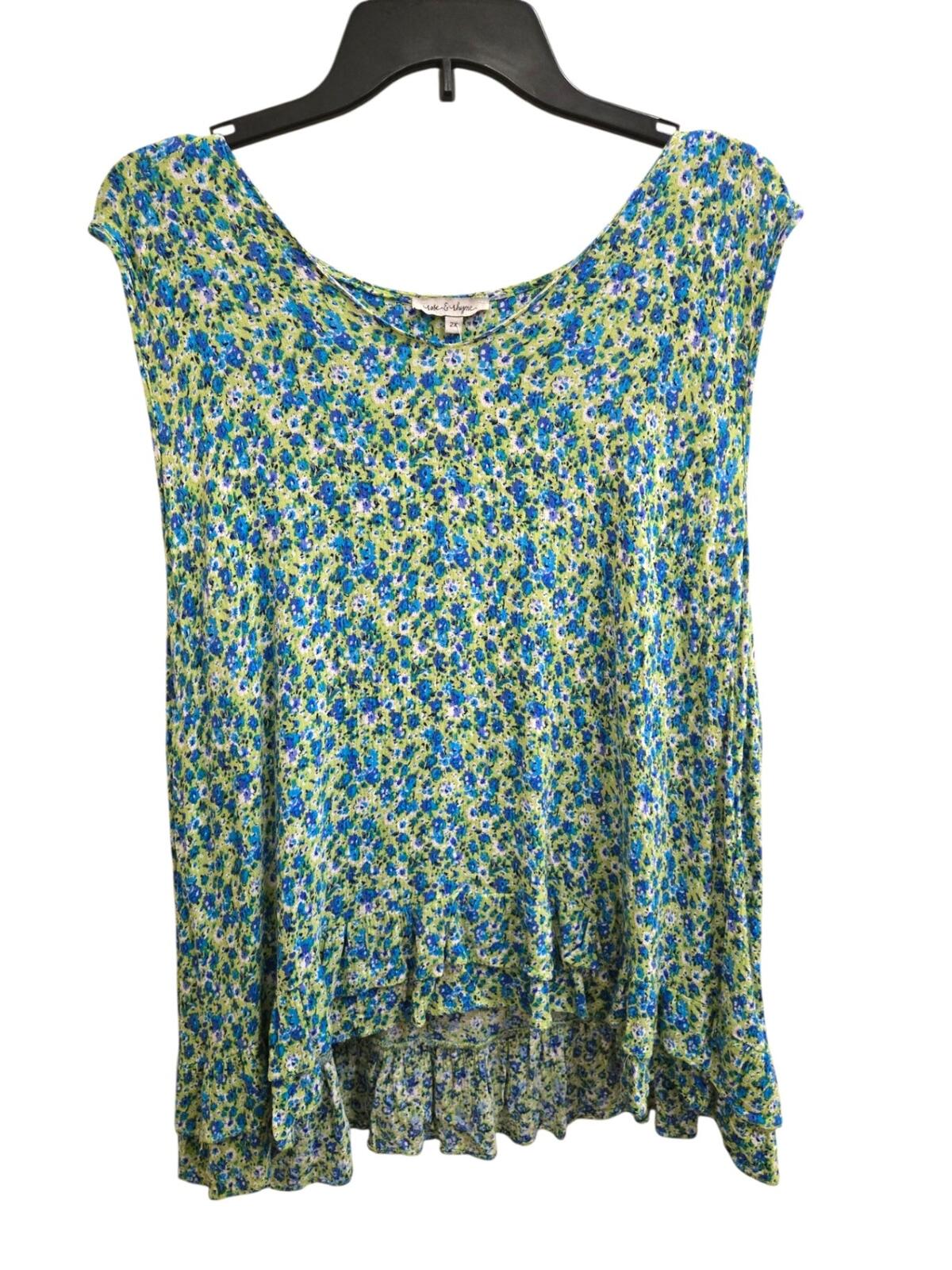 Very Good 2XL Rose & Rhyme Tank Top