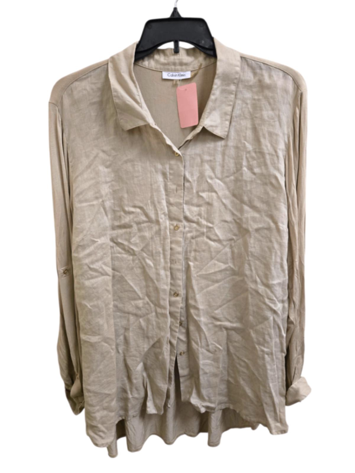 Very Good 2XL Calvin Klein Button-Up Shirt