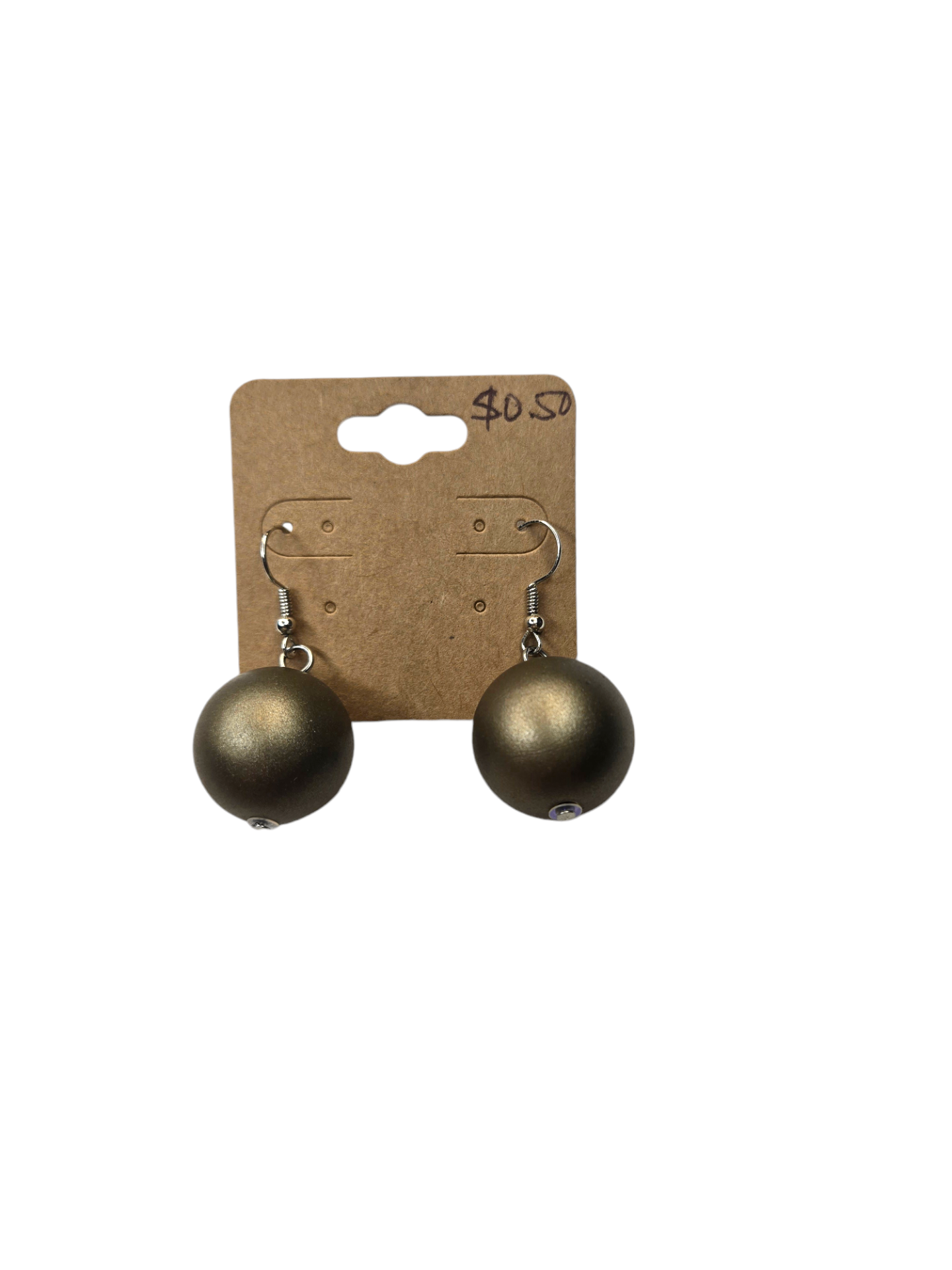 Hook Earrings Bronze balls
