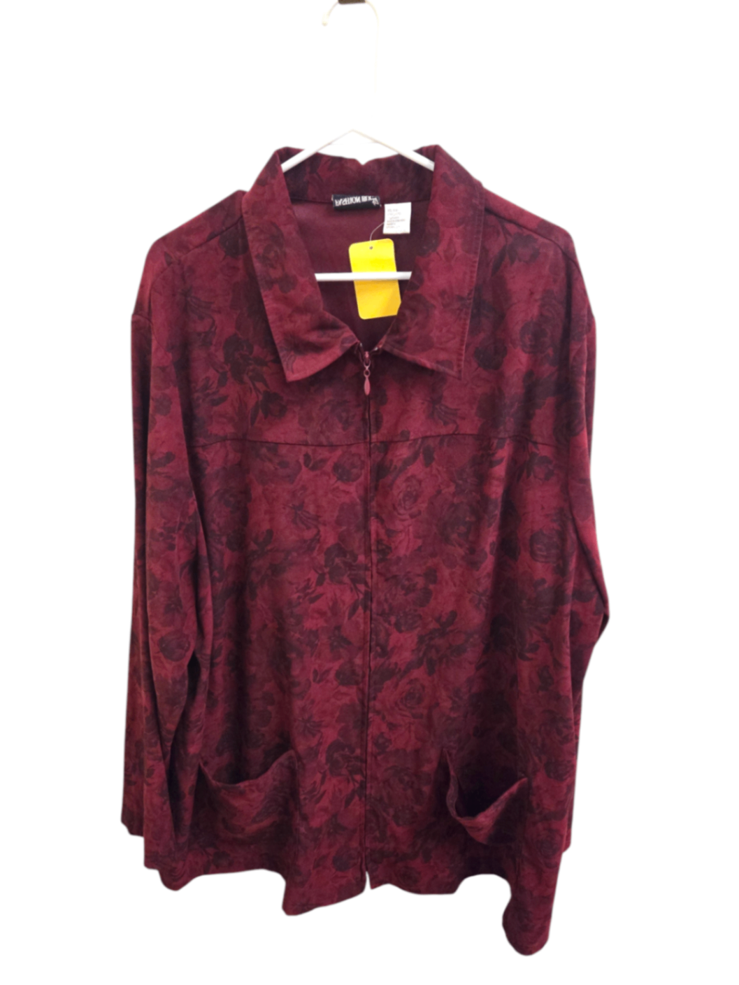 Jacket 30/32 Burgundy Fashion Bug