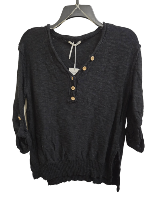 Black Stitchdrop Shirt