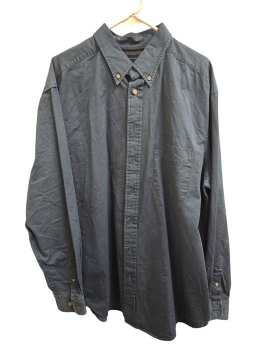 Dark teal green Roundtree & Yorke Button-Down Shirt