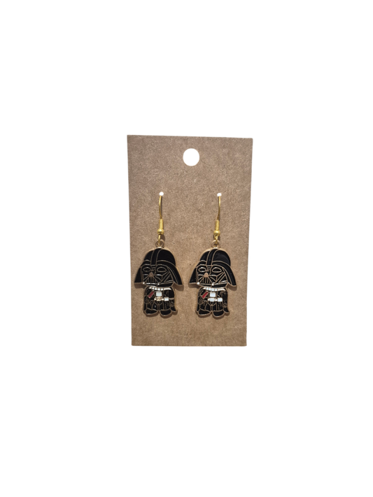 Black Vader earrings