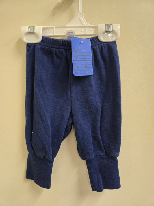Acceptable 0-3 months Navy Blue Pants