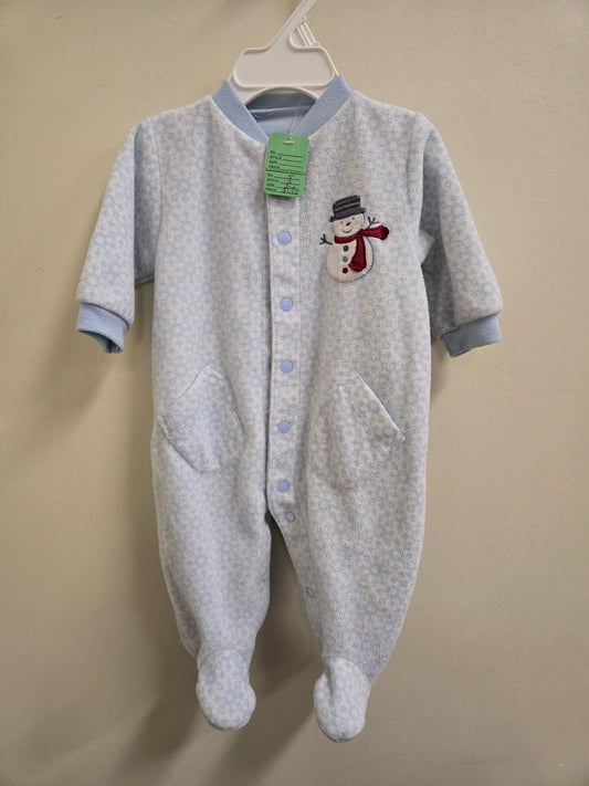Very Good 3 months Blue and White Carters Baby Bodysuit