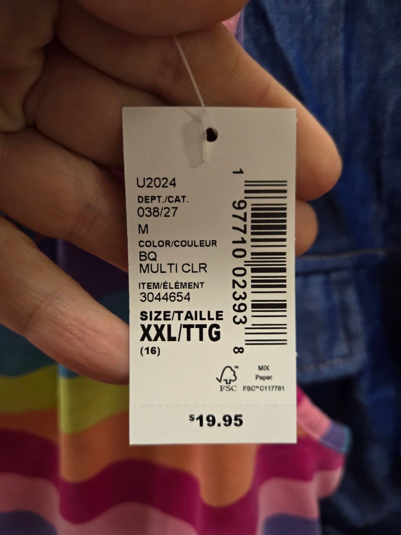 NWT 14 rainbow The Children's Place Dress