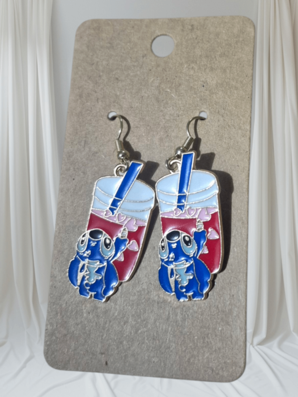 Stitch drink earrings 