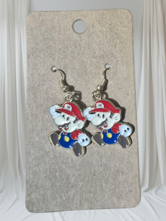 Mario earrings 