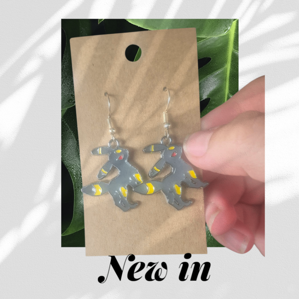 Umbreon earrings 