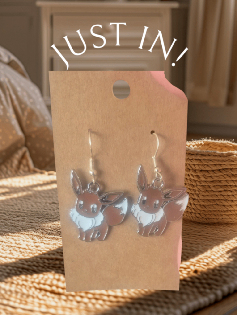 Eevee earrings 