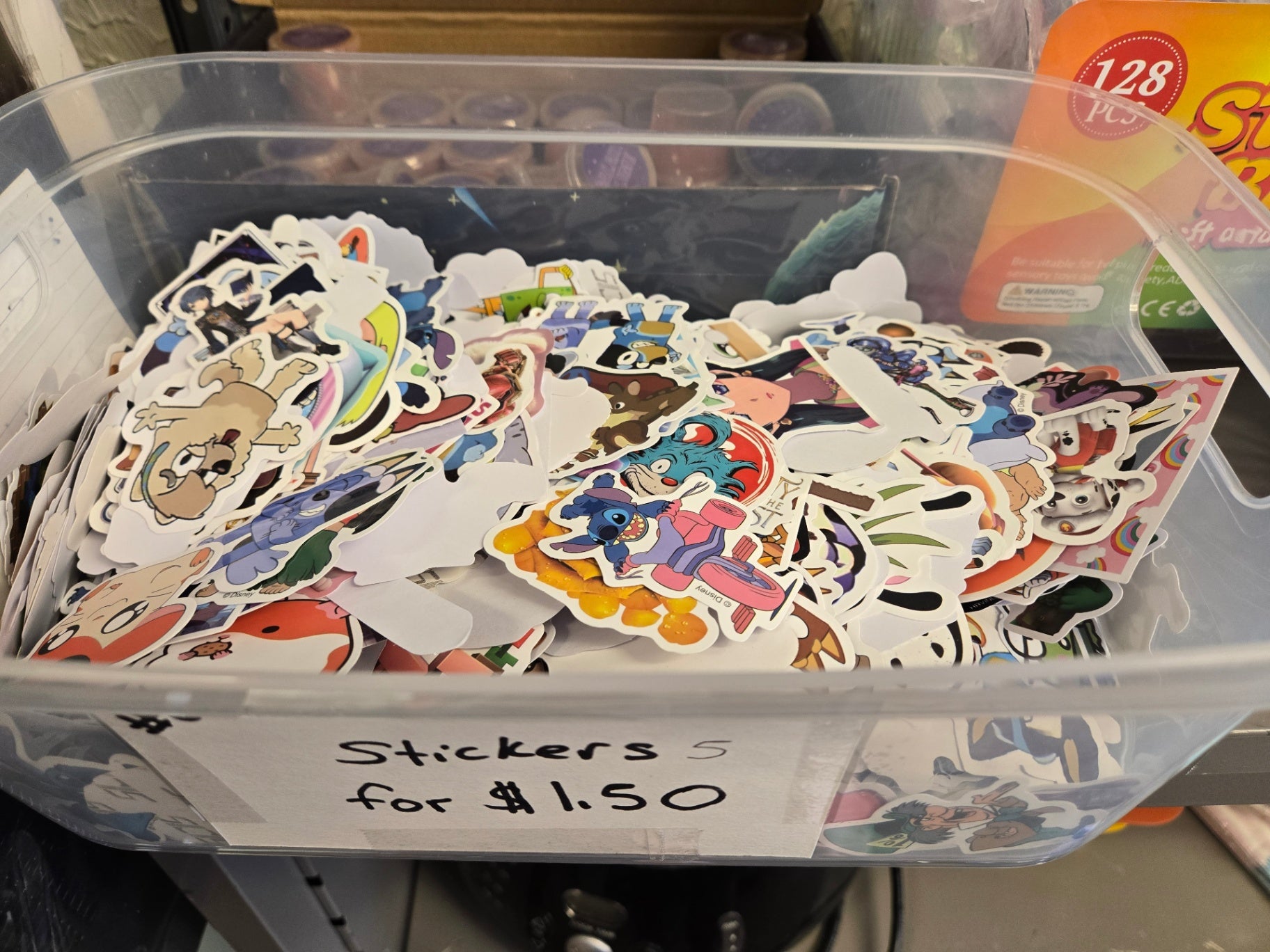 Stickers $1.50/5