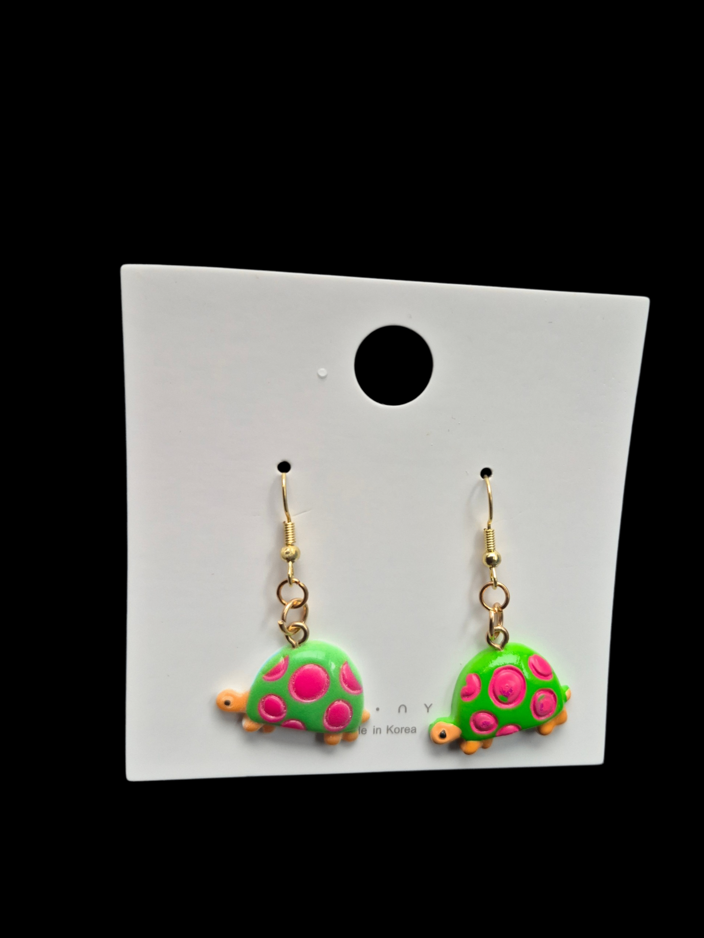 Turtle earrings 