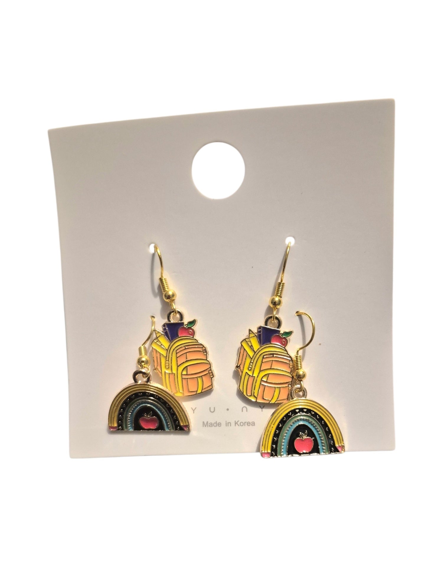 Back to school earrings 