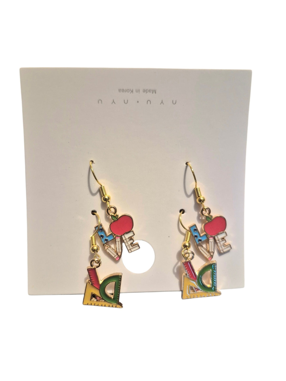 Back to school earrings 