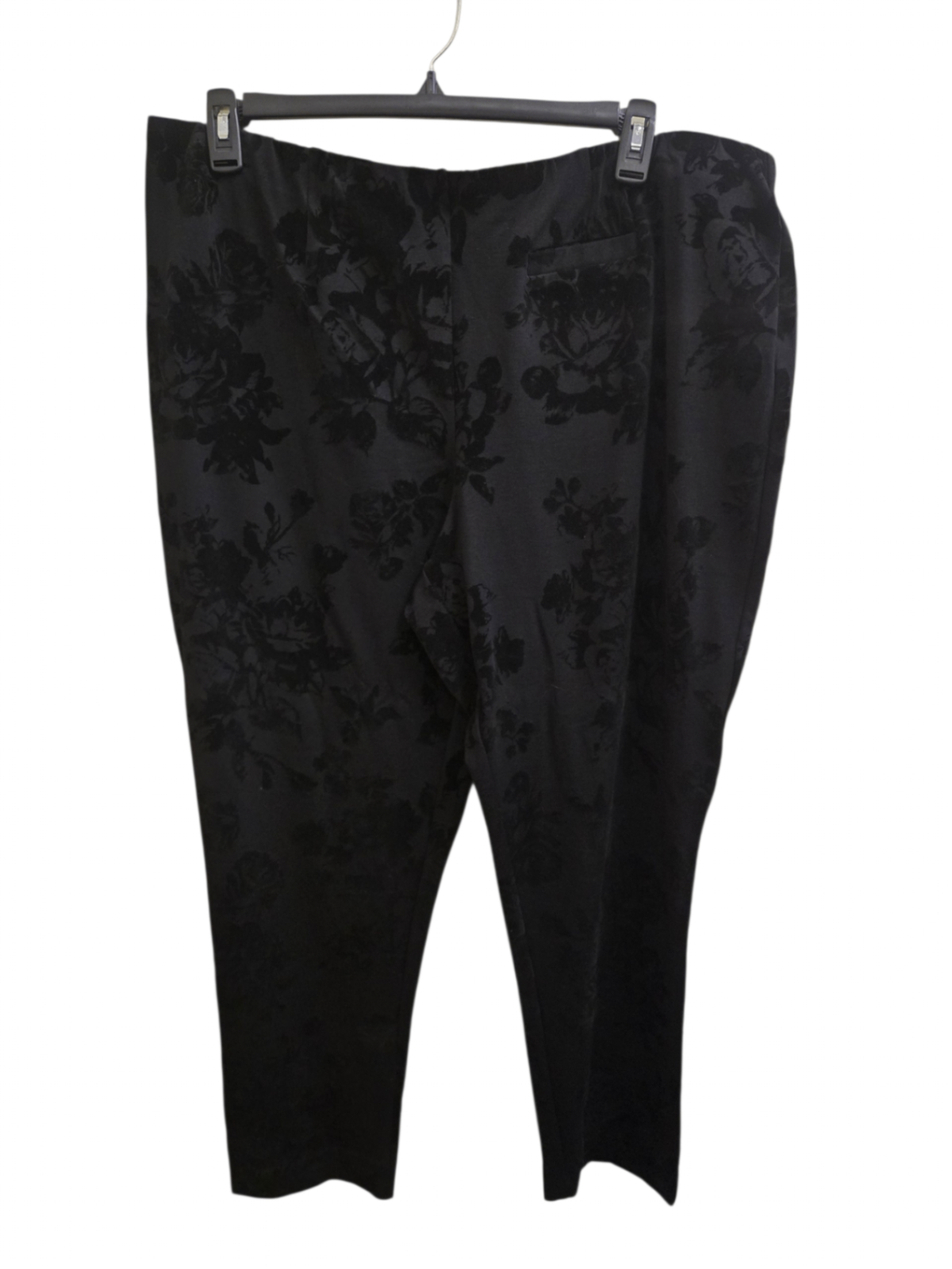 NWT 2XL black floral pants
