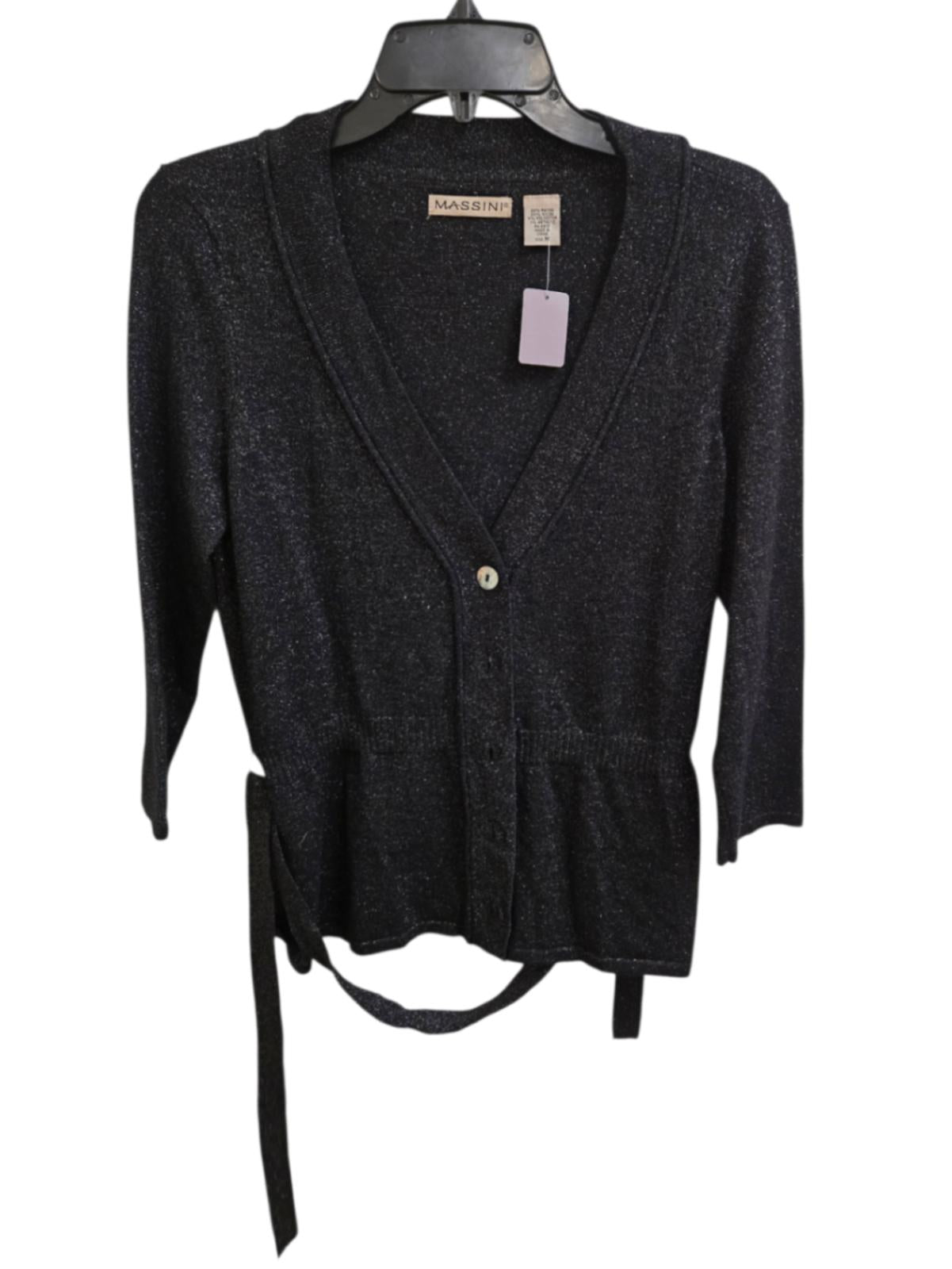 NWOT M black Massini Cardigan