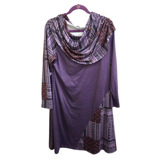 Excellent L Purple Noracora Dress