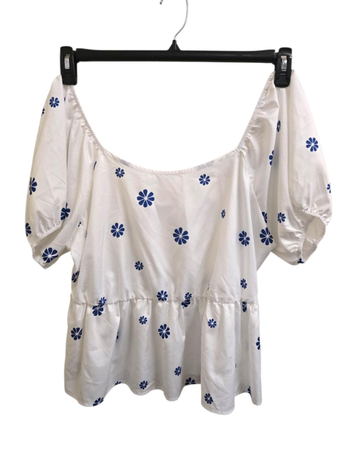 NWOT 1XL white Shein Blouse