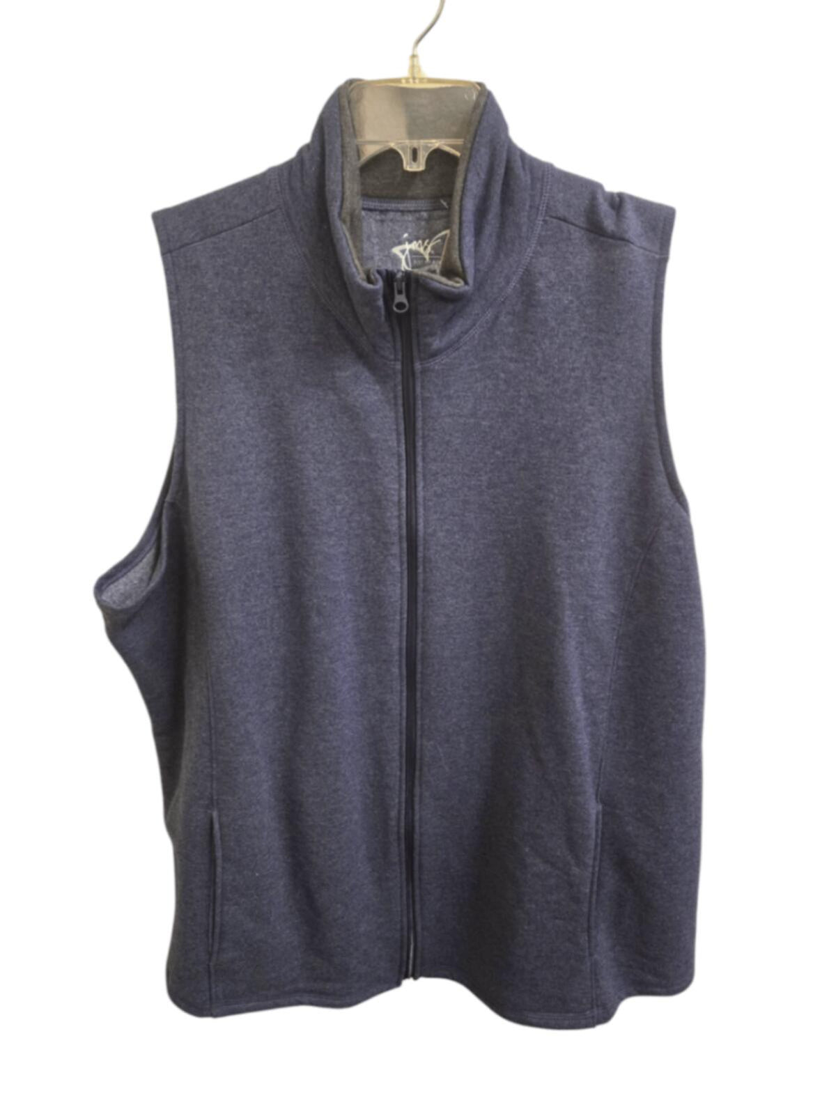 Very good 4XL navy blue vest