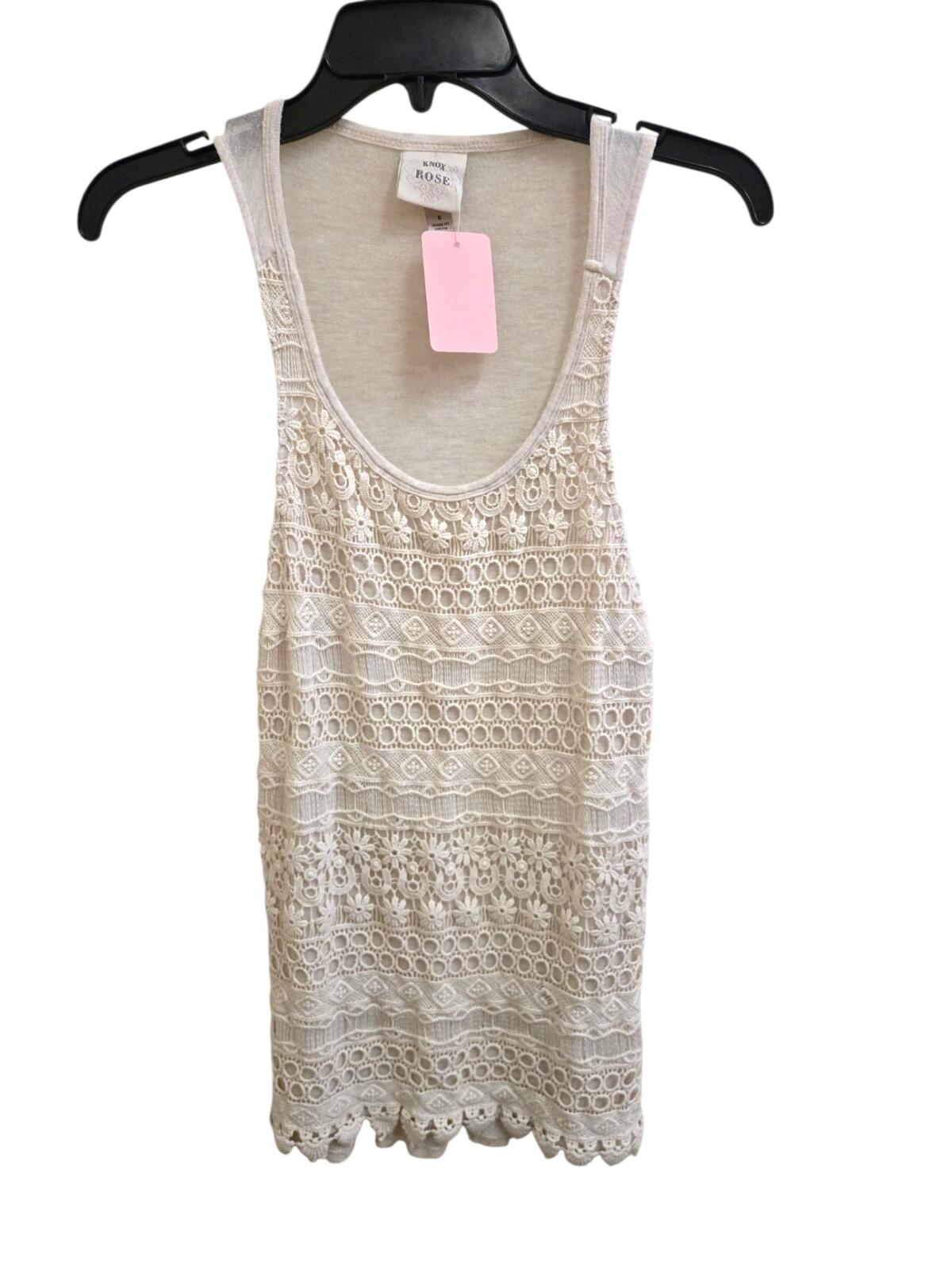 Very Good S cream Knox Rose tank