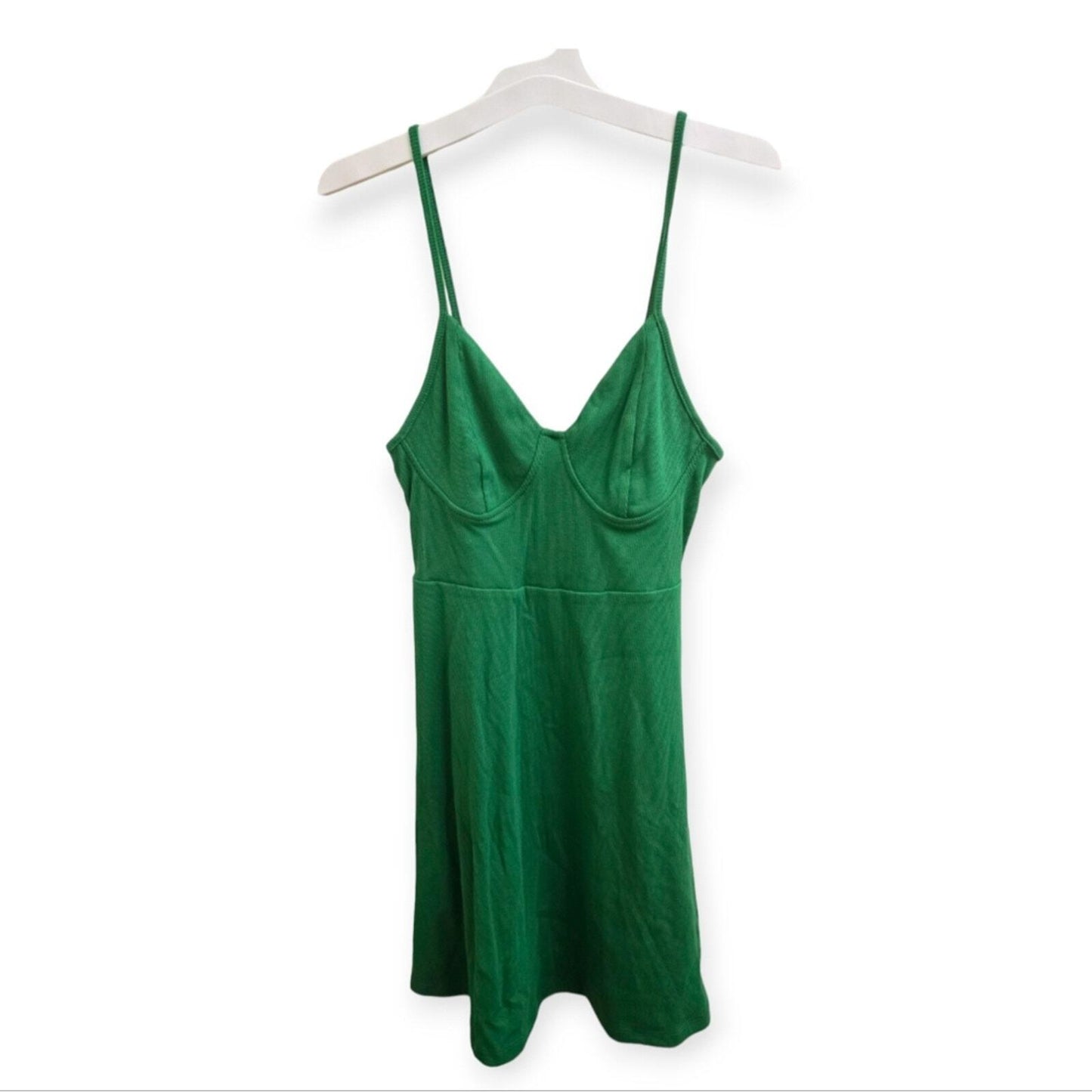 NWT women's Small green fit and flare dress.