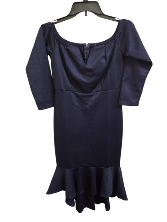 NWOT M Navy Blue Unknown Dress