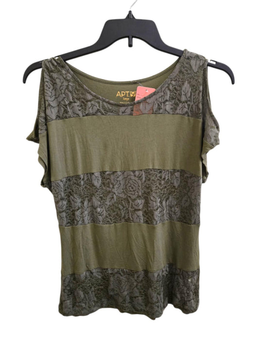 Very Good L green Apt. 9 Blouse