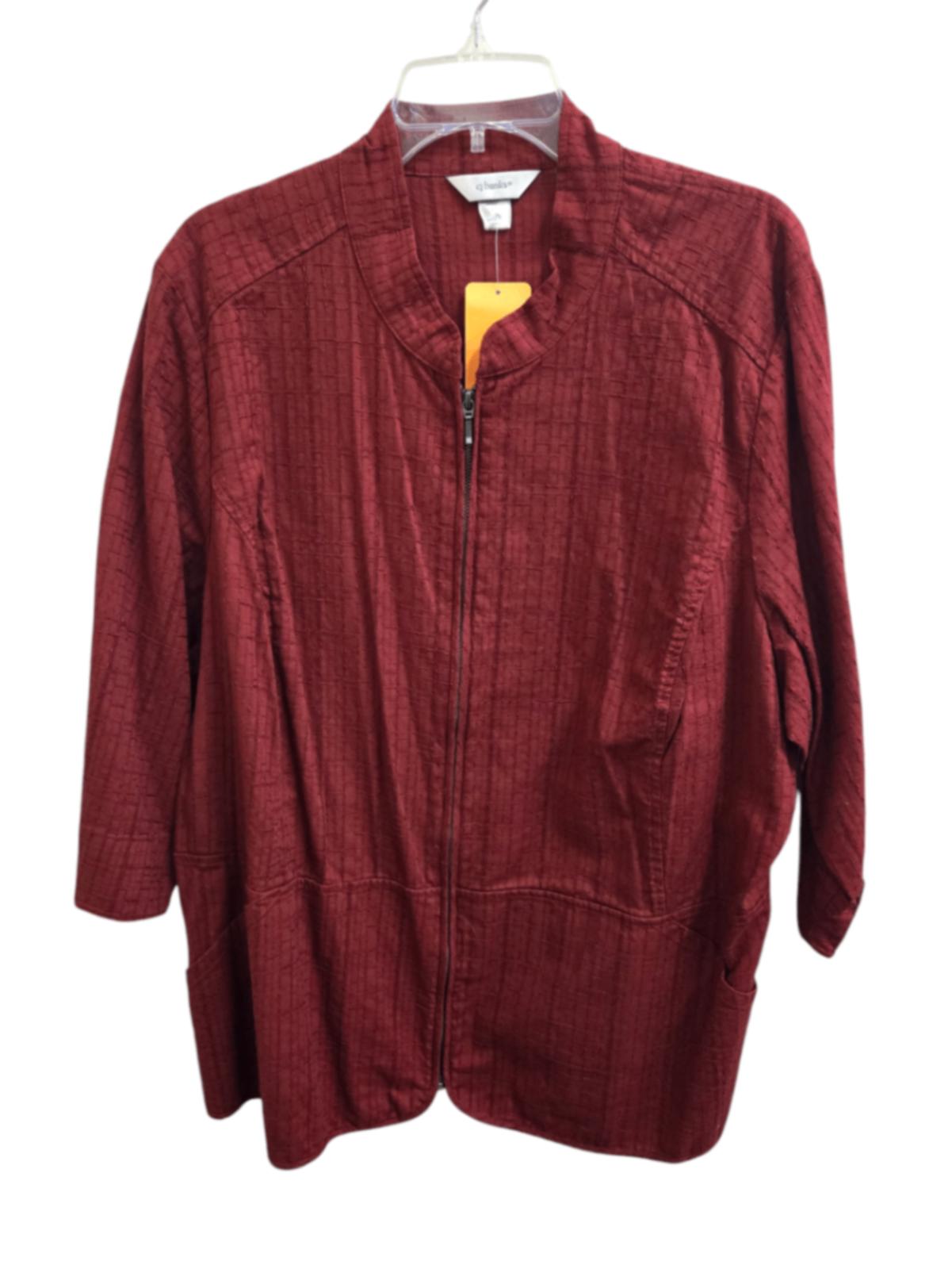 3XL maroon CJ Banks jacket