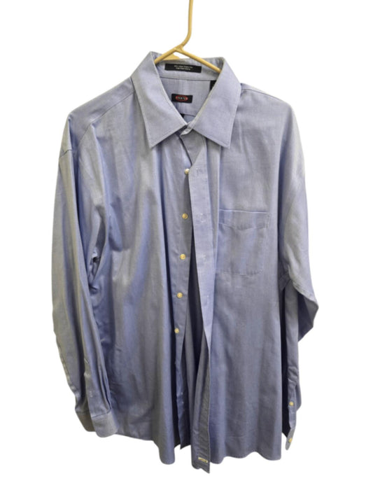 Very Good XL Blue Overton Button-Up Shirt