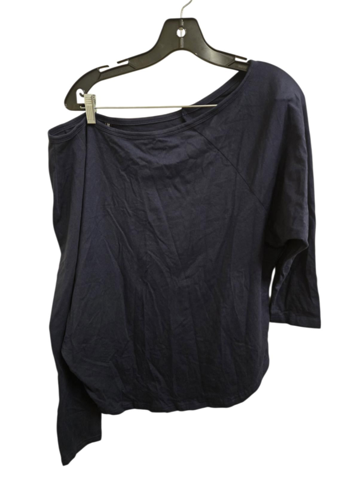 New with tags M Navy Blue Ouges Blouse