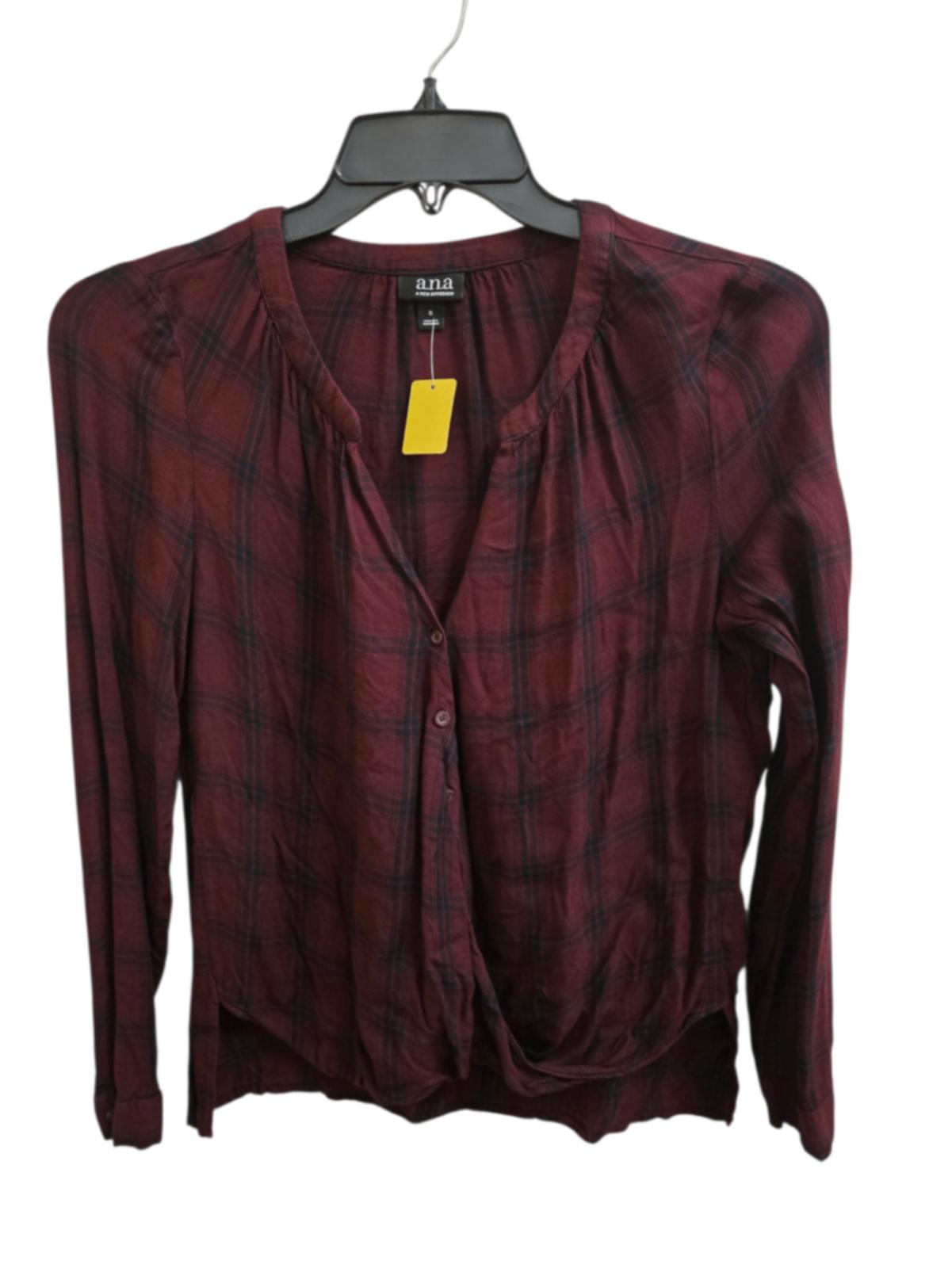 Excellent S plaid a.n.a Blouse