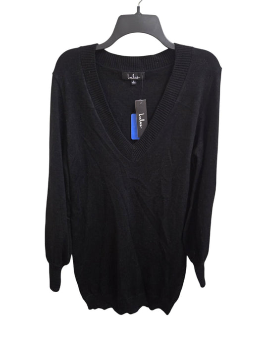 NWT S Black Lulus Sweater Dress