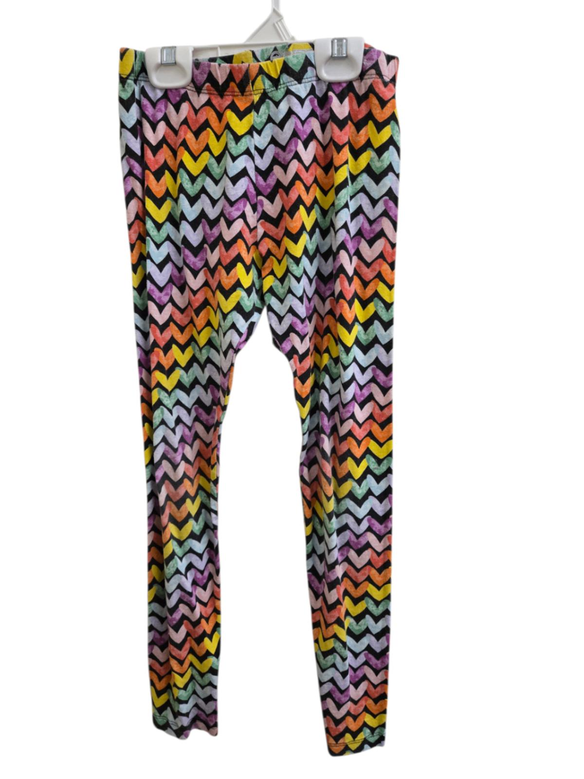 Good G 10/12 rainbow hearts leggings