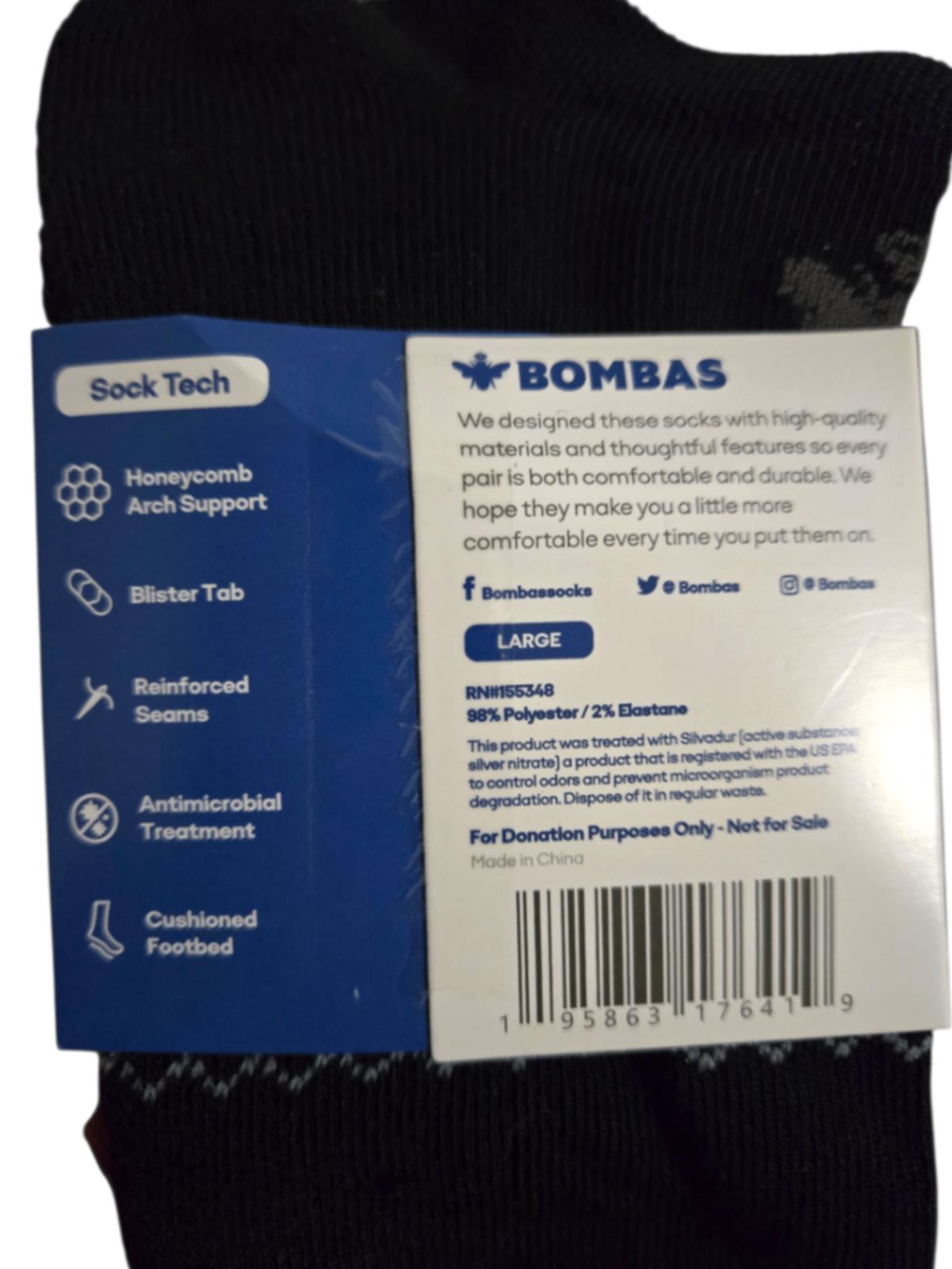 Brand New L no show Bombas Socks