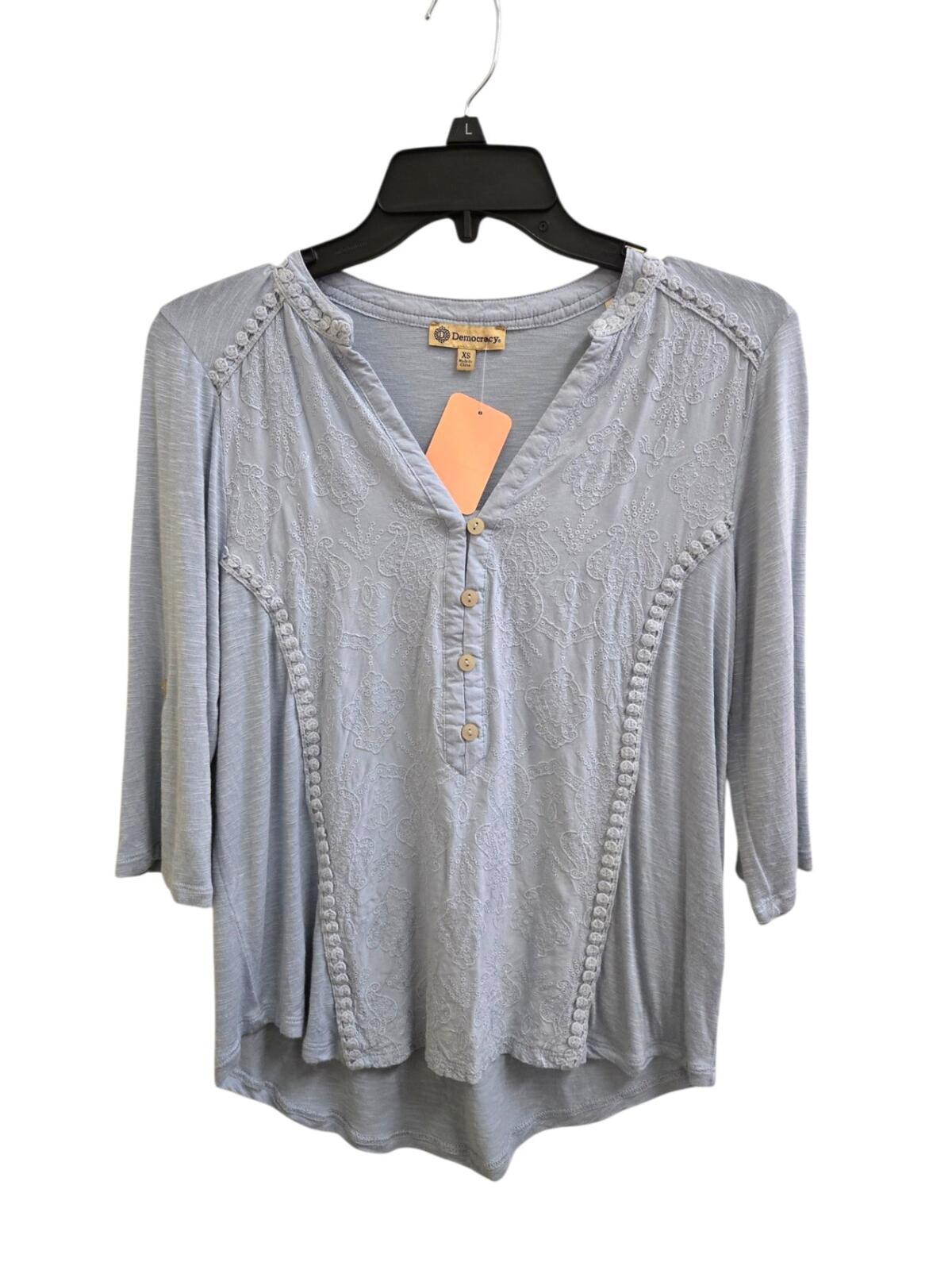 Very Good XS Democracy blouse