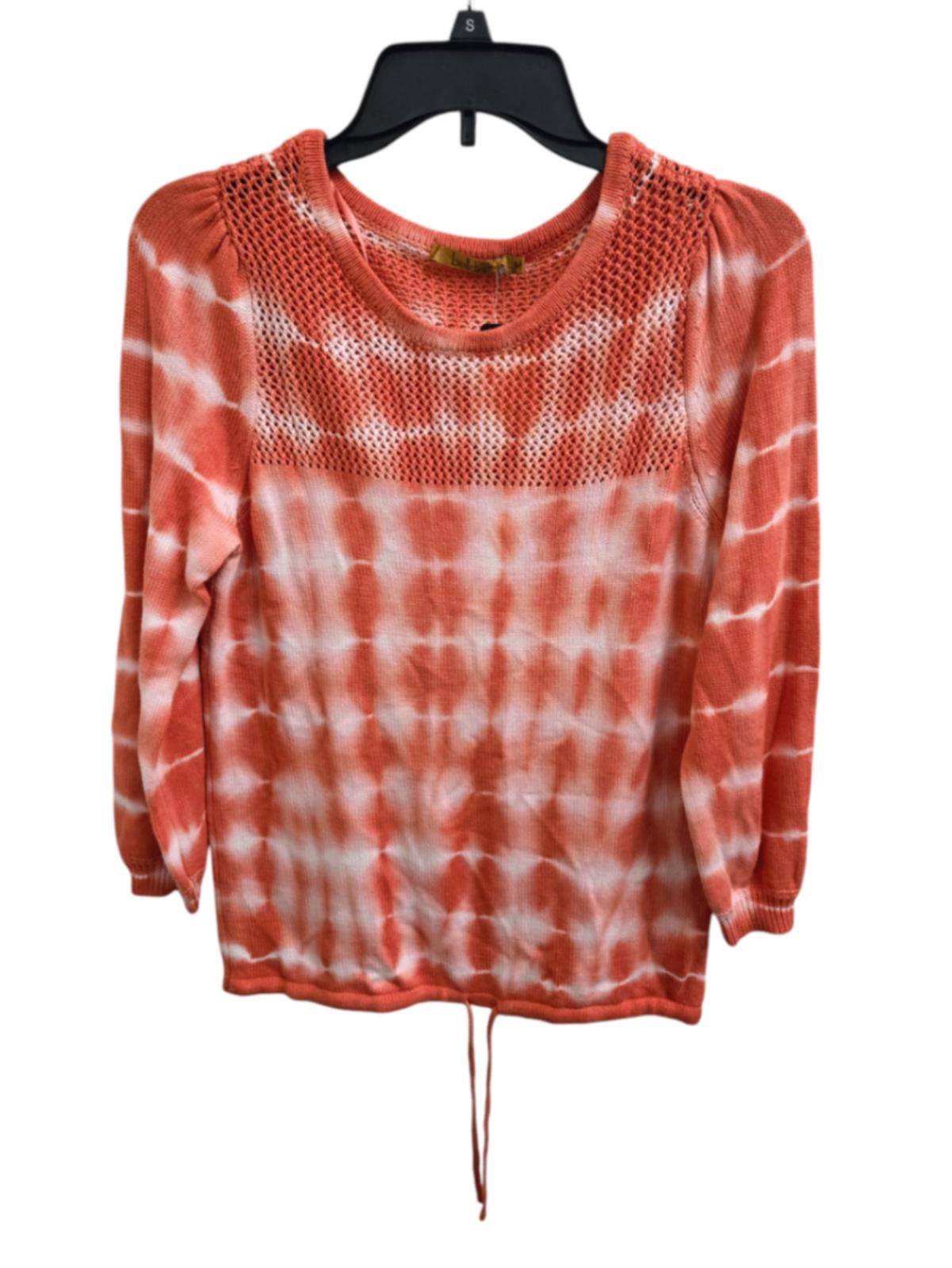 NWT S Orange and White Belldini Sweater